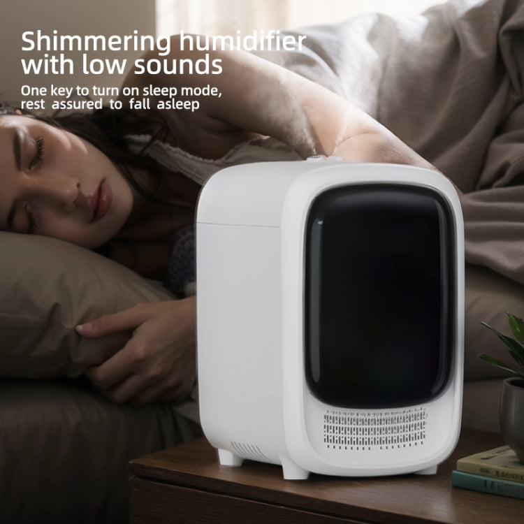 FS101 3.5L Colorful Light Home Bluetooth Music Aromatherapy Humidifier, Spec: AU Plug - Whtie