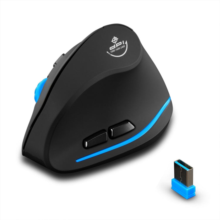 ZELOTES F-35A 6-Buttons Vertical Grip Ergonomic Rechargeable Wireless Mouse - Wireless Version