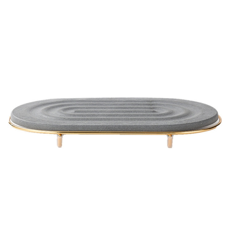 Diatomaceous Earth Countertop Water Absorbing Drying Mat Shelf Bathroom Sink Drainage Mat, Size: 30x19cm