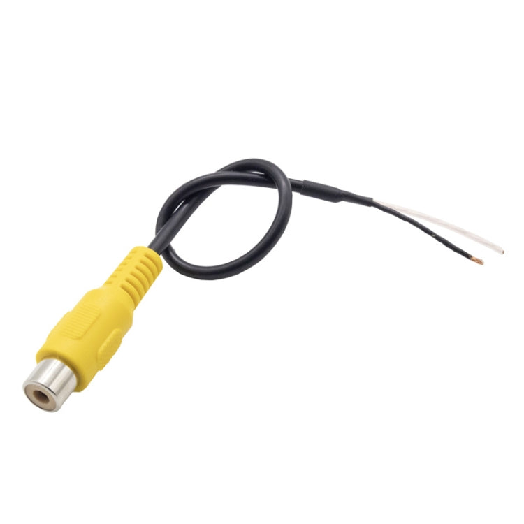 2pcs Car Single AV Audio Cable Lotus Connector RCA Stereo Wire With Shield - E1-9