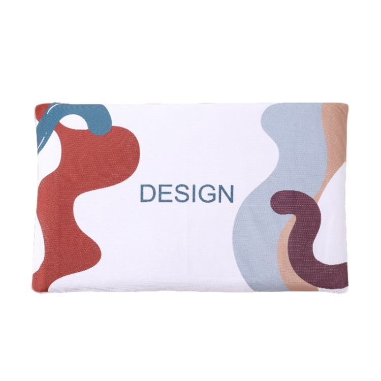 Diatomaceous Earth Bathroom Water-absorbing Quick-drying Foot Mat Toilet Anti-slip Soft Floor Mat, Style: Abstract Geometry - 52x32cm
