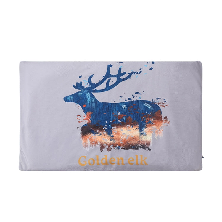 Diatomaceous Earth Bathroom Water-absorbing Quick-drying Foot Mat Toilet Anti-slip Soft Floor Mat, Style: Gold Moose - 52x32cm