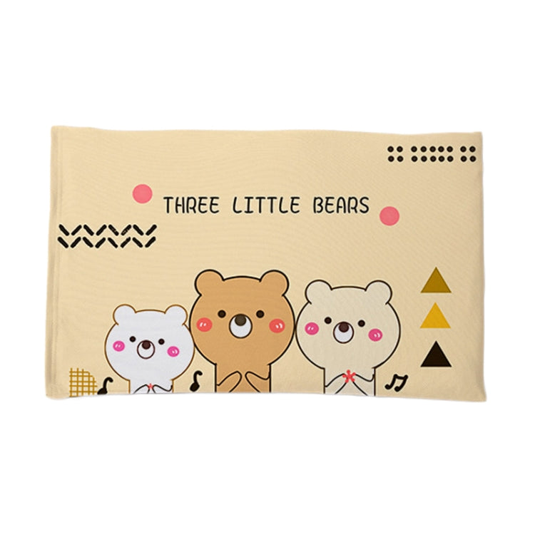Diatomaceous Earth Bathroom Water-absorbing Quick-drying Foot Mat Toilet Anti-slip Soft Floor Mat, Style: Three Bears - 52x32cm