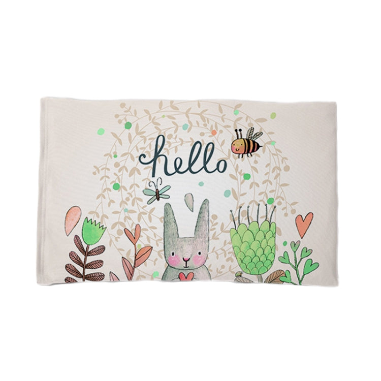 Diatomaceous Earth Bathroom Water-absorbing Quick-drying Foot Mat Toilet Anti-slip Soft Floor Mat, Style: Lovely Rabbit - 52x32cm