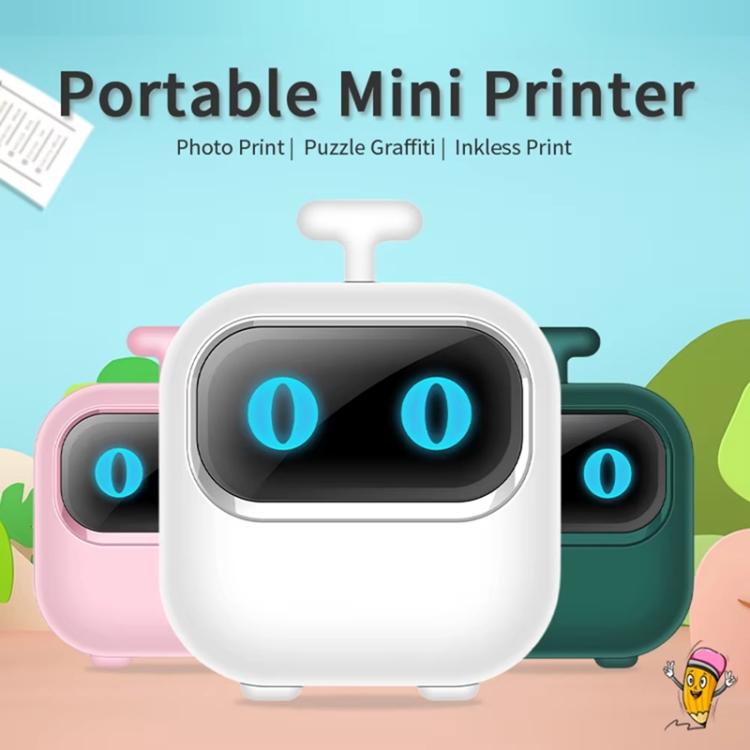 Portable Mini Thermal High Definition Student Wrong Title Photo Printer - Pink 16pcs /Set