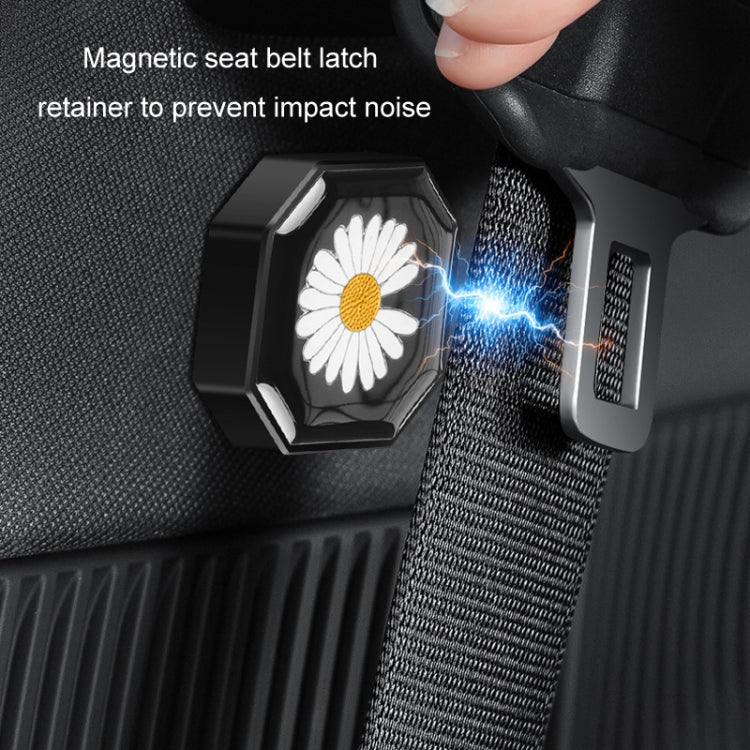 Car Seat Belt Limiter Anti-collision Shaking Abnormal Noise Stabilizer, Specifications: Magnet Type