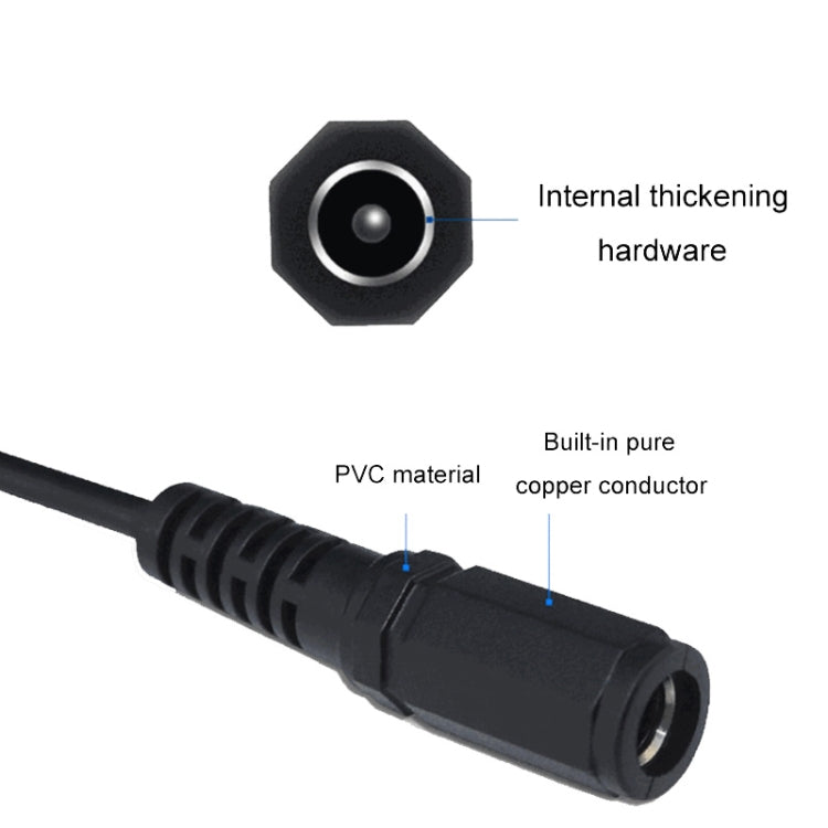 2pcs DC 5.5 X 2.1mm Female To XH2.54 Terminal Motherboard Connection Cable - B3-28
