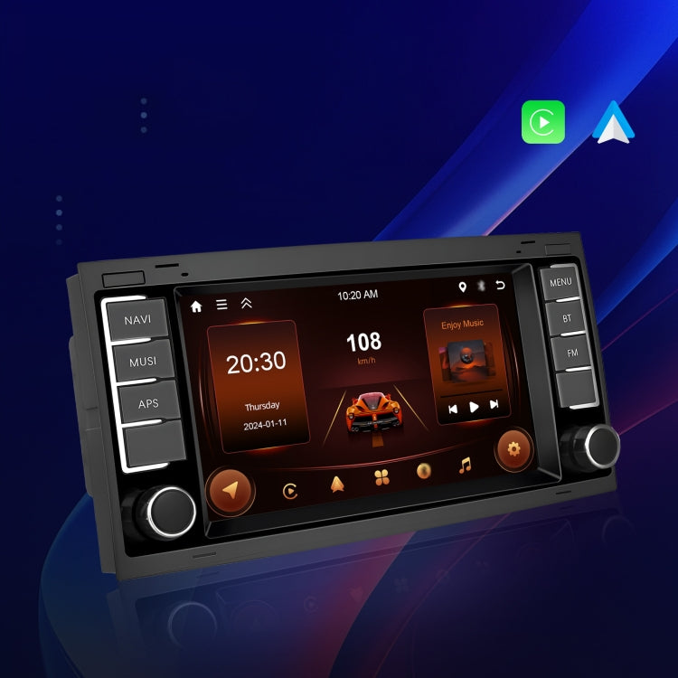 2+64G For Volkswagen Touareg 7-Inch Car WiFi Player Android 13 System Support CarPlay/Android Auto Standard Edition