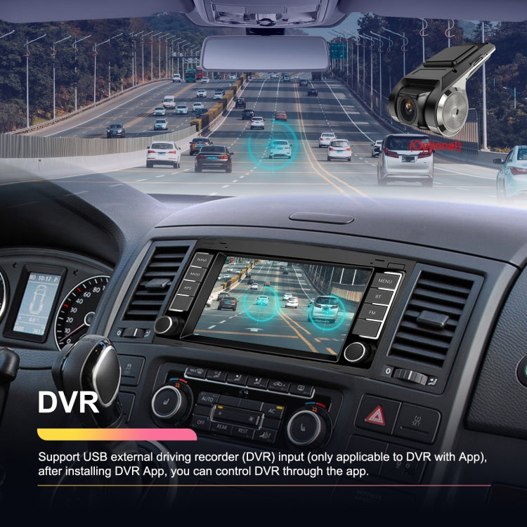 4+64G For Volkswagen Touareg 7-Inch Car WiFi Player Android 13 System Support CarPlay/Android Auto Standard Edition