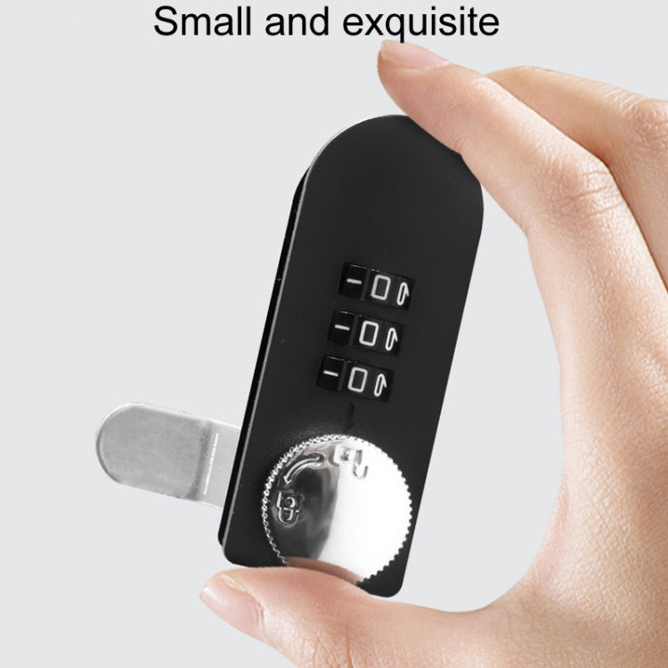 Home Drawer Locker Mechanical Dial And Quarter Turn Combination Lock, Style: Left Turn