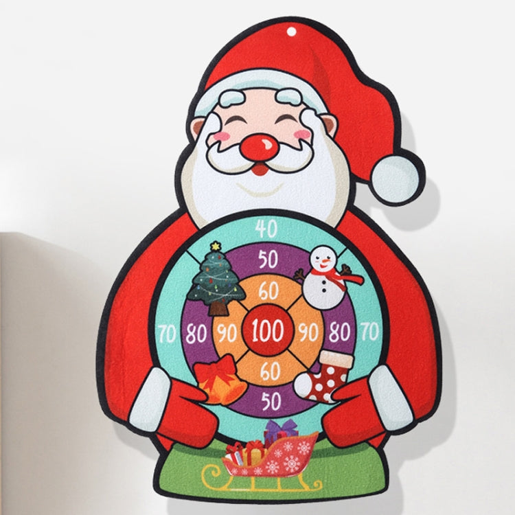 Cartoon Sticky Ball Board Throwing Indoor and Outdoor Toys with 3 Balls, Style: Santa Claus