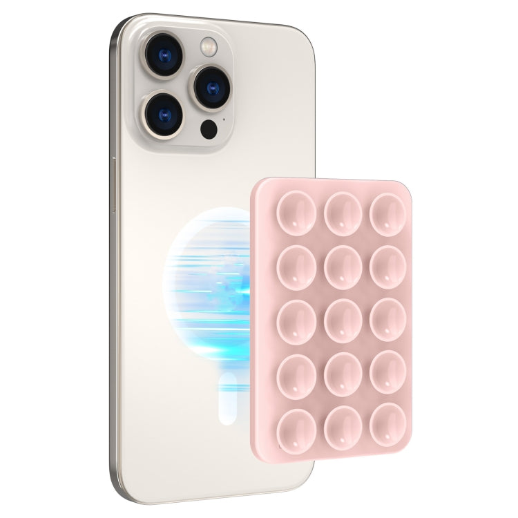 AhaStyle CY202 Suction Cup Magnetic Phone Holder Silicone Adhesive Mirror Sticker