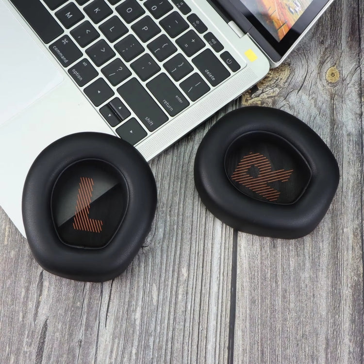 For JBL Quantum Q200 / Q300 2pcs Memory Foam Earmuffs - Black