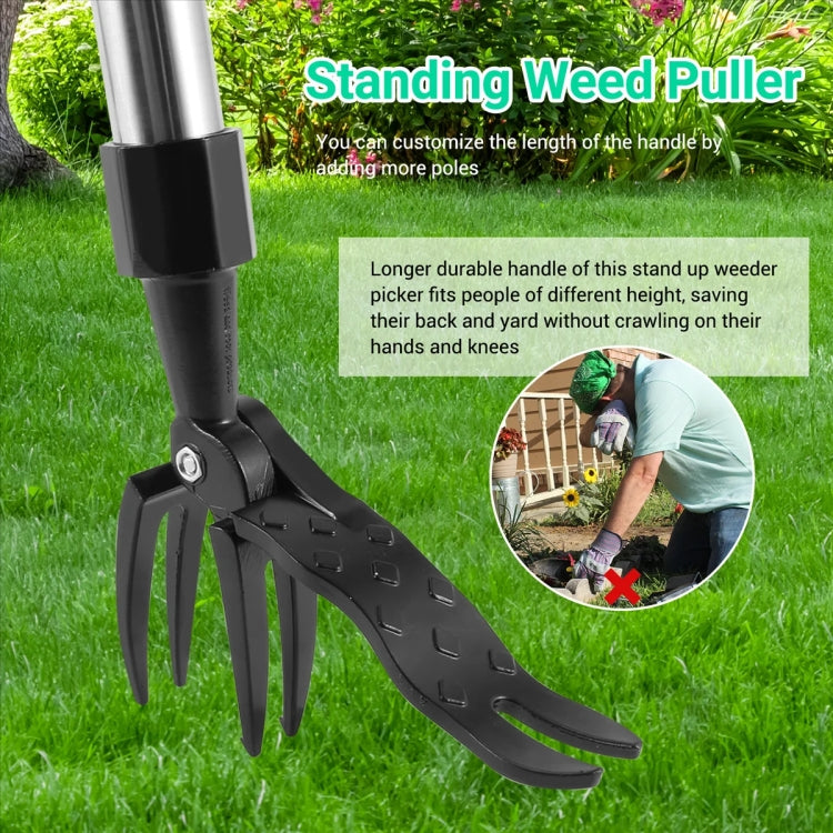 Manual Vertical Foot Weeding Rooting Tool - Card Packaging