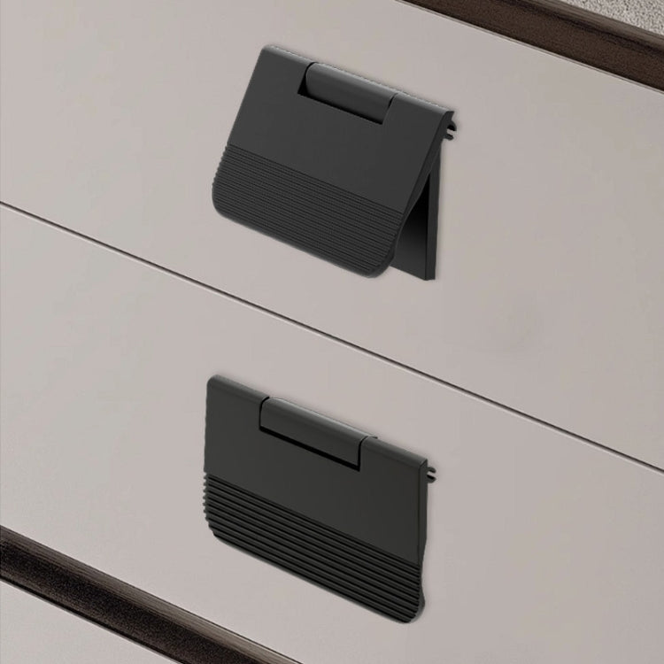 Invisible Simple Drawer Exposed Mounted Concealed Button Flip Flop Handle