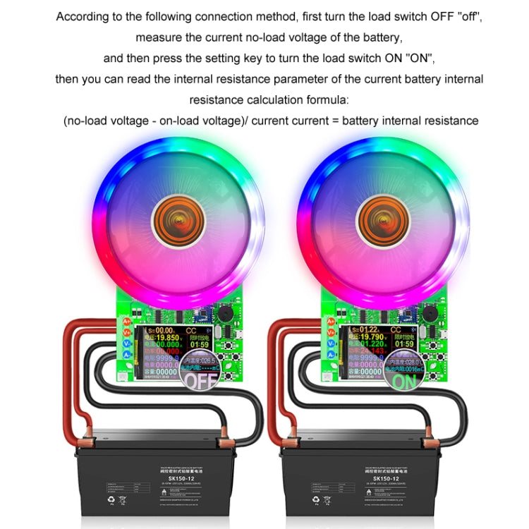 ATORCH Voltage Digitally Controlled Adjustable Constant Current Discharge Load Aging Tester, US Plug - 180W DL24P