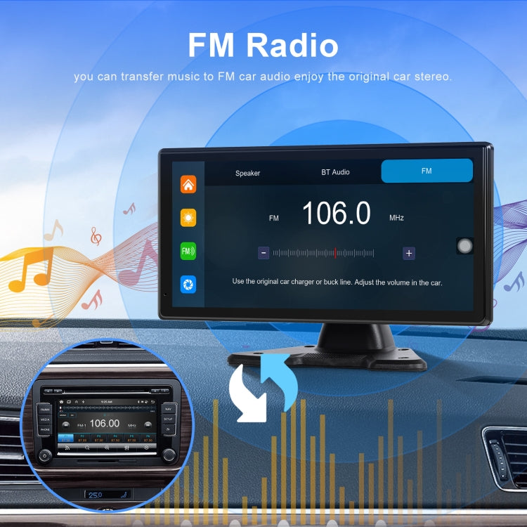 10.36-Inch Car Central Control Smart Player With 4-Way Camera Standard