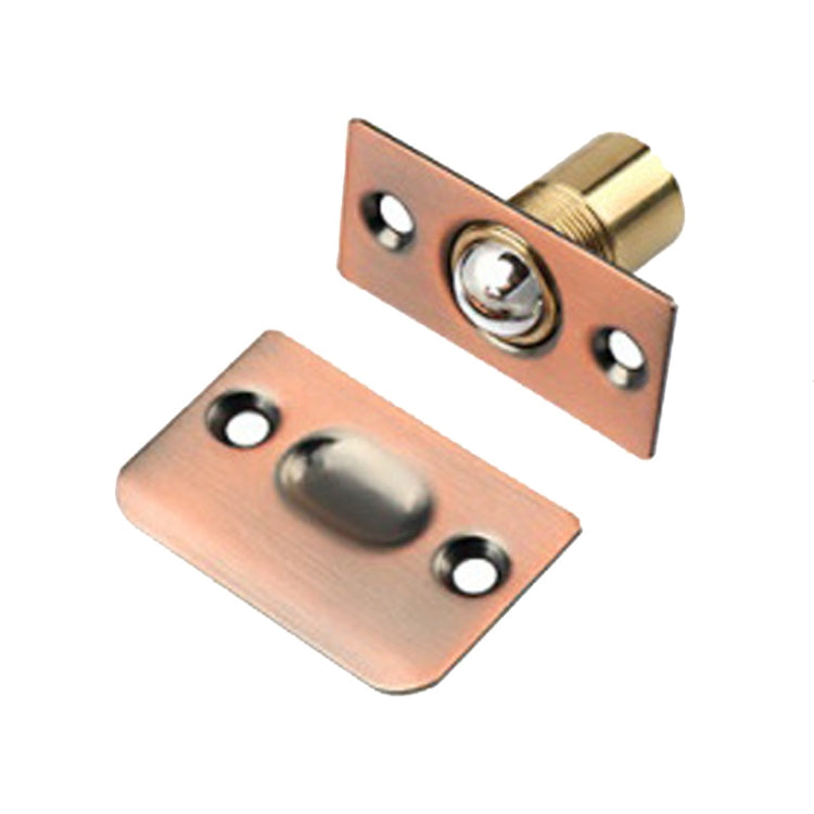 Household Stainless Steel And Copper Door Bumbler Lock, Color: Antique Red