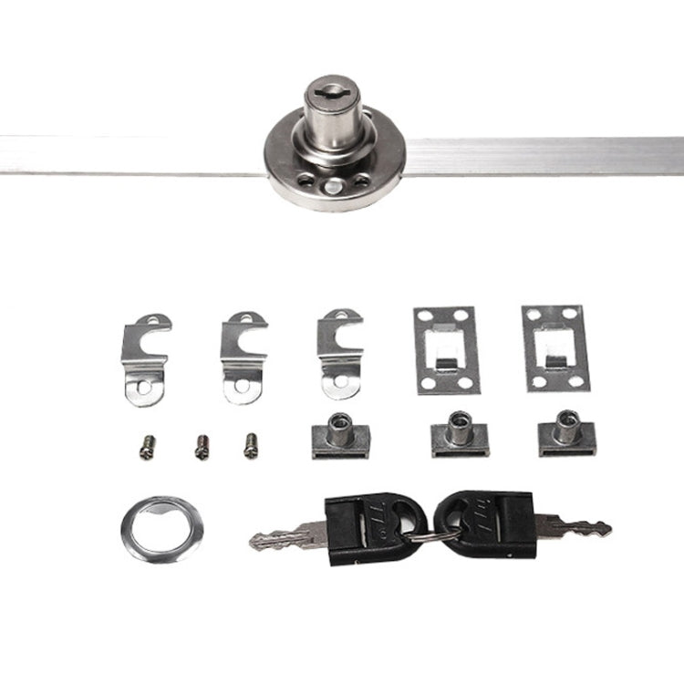 Home Office Desk Drawer Triple Connect File Cabinet Lock, Style: Side White