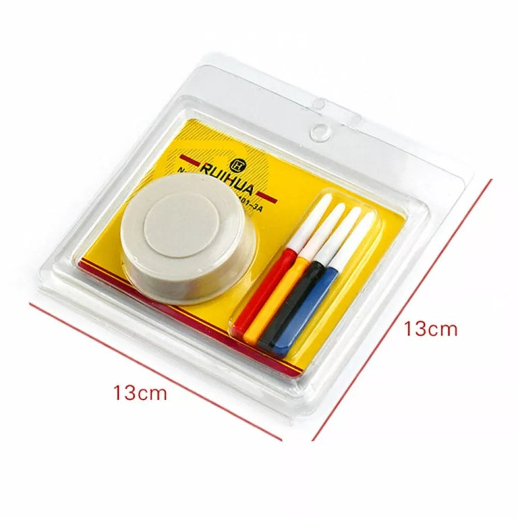 RUIHUA Watch Oiler Pen Oil Dish Set Watch Repair Tools - NO.6688-4A