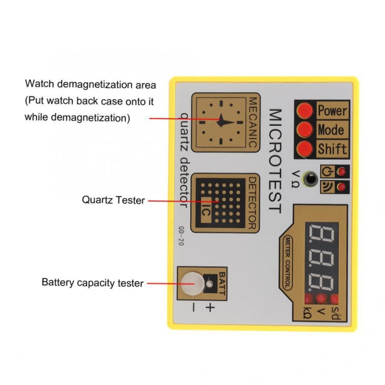 Quartz Watch Movement Pulse Multifunctional Battery Tester - QD-20
