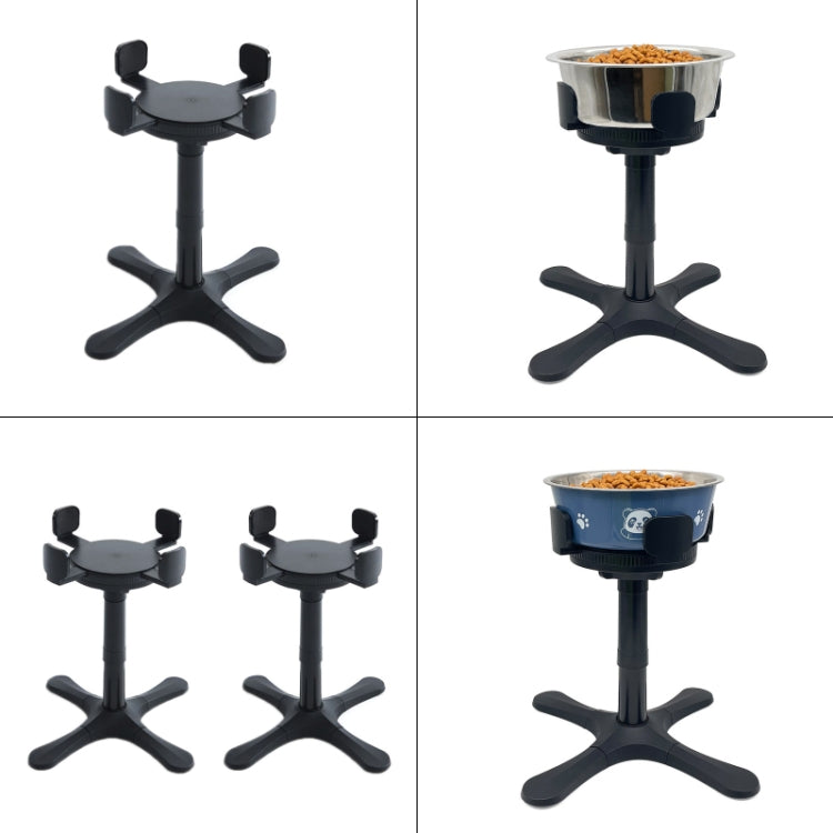 Adjustable Food Bowl Heightening Stand For Medium And Large Pet Dogs, Specification: Bracket 1pc