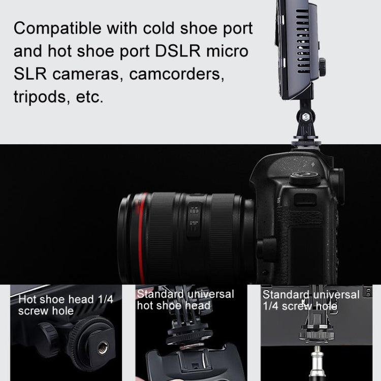 WS-300II Video Fill Light Dual Color Temperature LED Beauty Shooting Light, Spec: Single Lamp+EU Plug Adapter