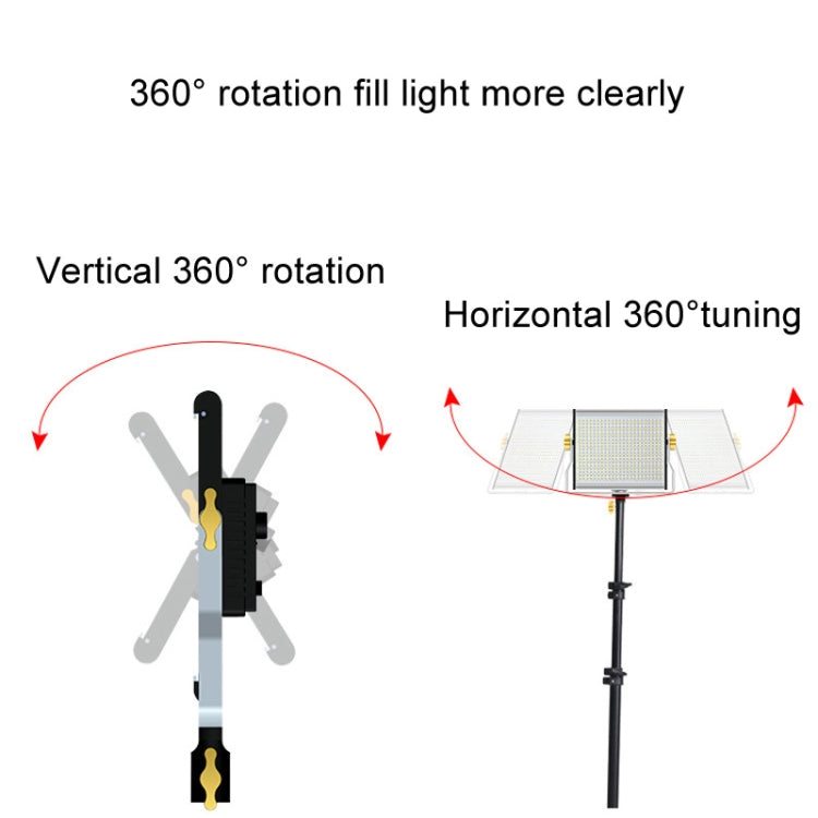 Photography Live LED Fill Light Film And Television Shooting Portrait Soft Video Lighting, Spec: W660 Lamp+UK Plug Adapter