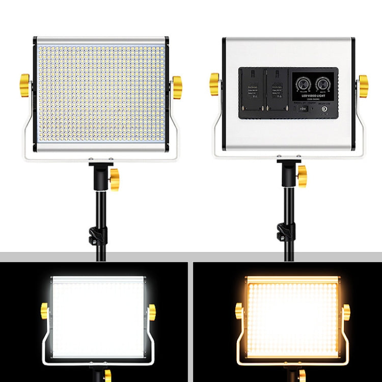 Photography Live LED Fill Light Film And Television Shooting Portrait Soft Video Lighting, Spec: W660 Lamp+UK Plug Adapter