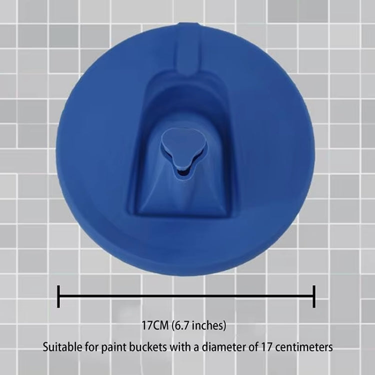17cm TPR Foldable One Gallon Drip-proof Paint Bucket Lid