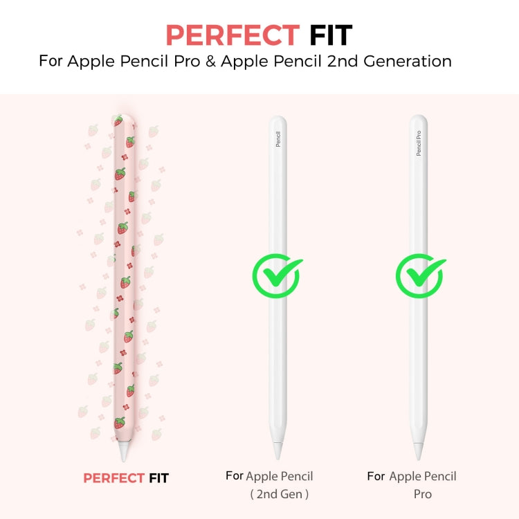 For Apple Pencil Pro / 2 AhaStyle PT65FT Silicone Pen Case