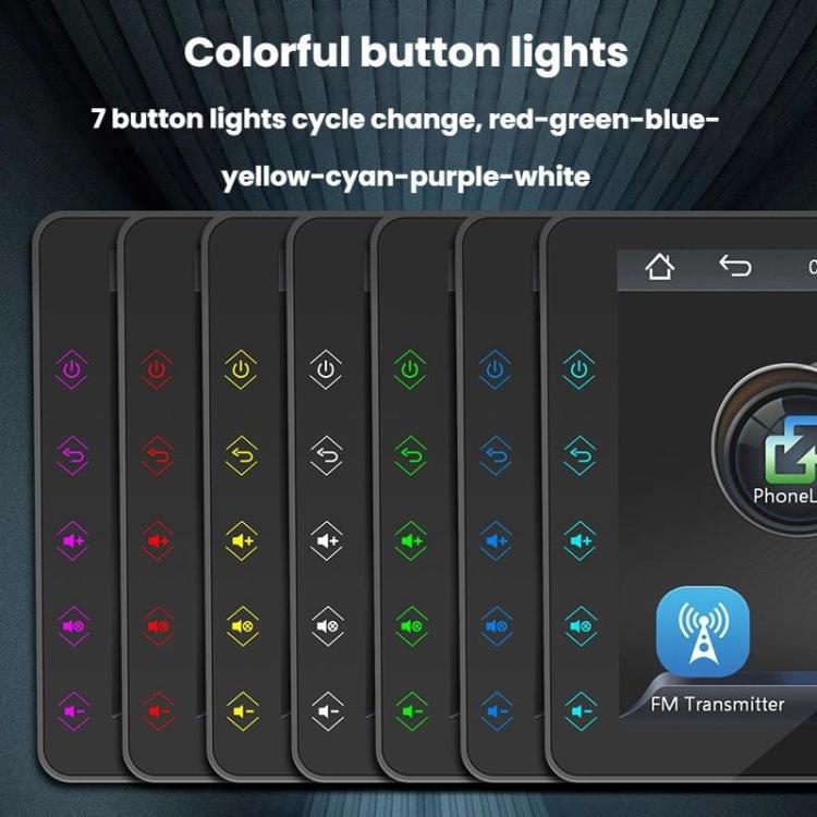 7 Inch Bluetooth 5.0 Portable CarPlay Monitor, Specifications: Display