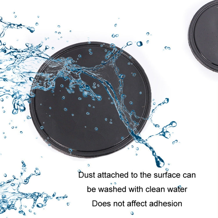 Vehicle Round Strong Sticky Non-slip PU Mat, Diameter: 12cm