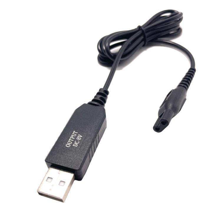 For Philips Shaver HQ850 8V USB Charging Cable Power Cord