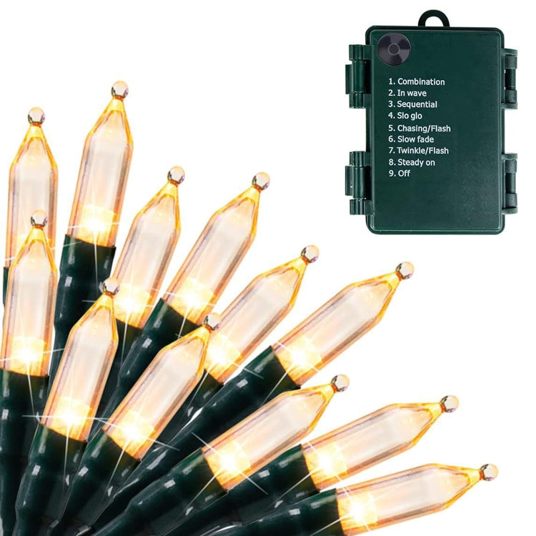 Christmas Bulb Light String Waterproof Battery Box Starry Sky Light String, Length: 5m 50 Lights