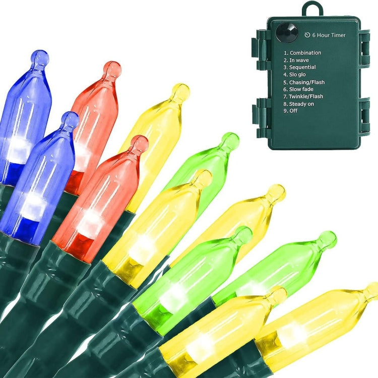 Christmas Bulb Light String Waterproof Battery Box Starry Sky Light String, Length: 10m 100 Lights