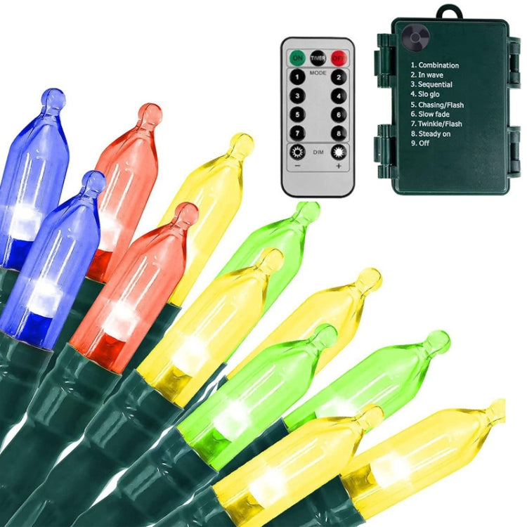 Christmas Bulb Light String Waterproof Battery Box Starry Sky Light String, Length: 5m 50 Lights With Remote Control