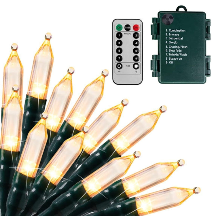 Christmas Bulb Light String Waterproof Battery Box Starry Sky Light String, Length: 10m 100 Lights With Remote Control