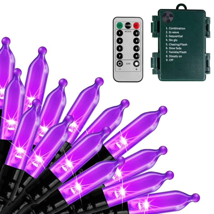 Christmas Bulb Light String Waterproof Battery Box Starry Sky Light String, Length: 10m 100 Lights With Remote Control