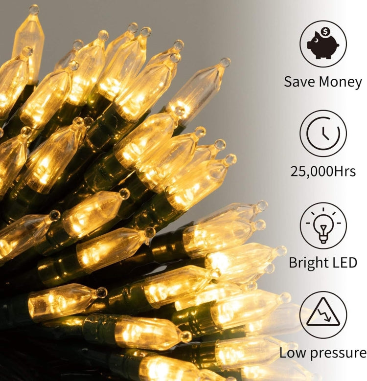 Christmas Bulb Light String Waterproof Battery Box Starry Sky Light String, Length: 5m 50 Lights