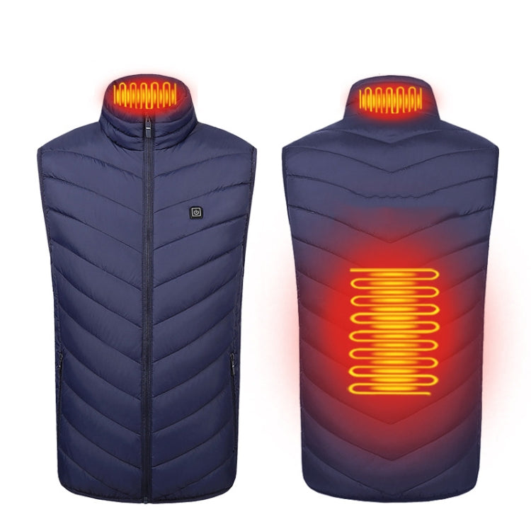 2 Area Single Control USB Electric Heating Undershirt Intelligent Warm Vest, Size: M