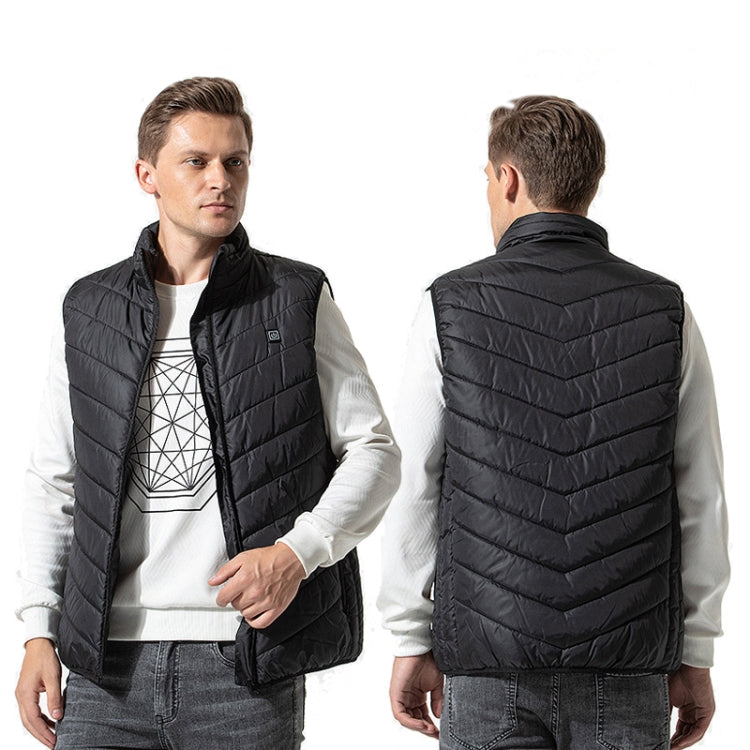 2 Area Single Control USB Electric Heating Undershirt Intelligent Warm Vest, Size: M