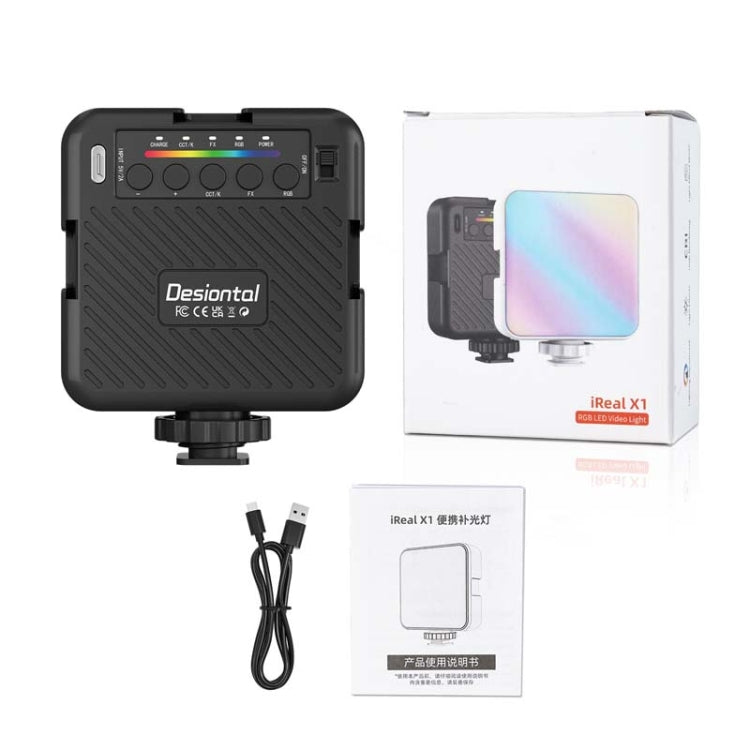 Desiontal X1 Portable RGB Cell Phone Live Streaming Fill Light