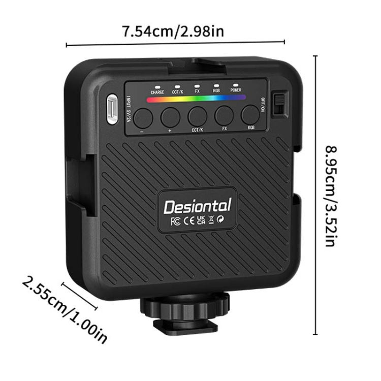 Desiontal X1 Portable RGB Cell Phone Live Streaming Fill Light