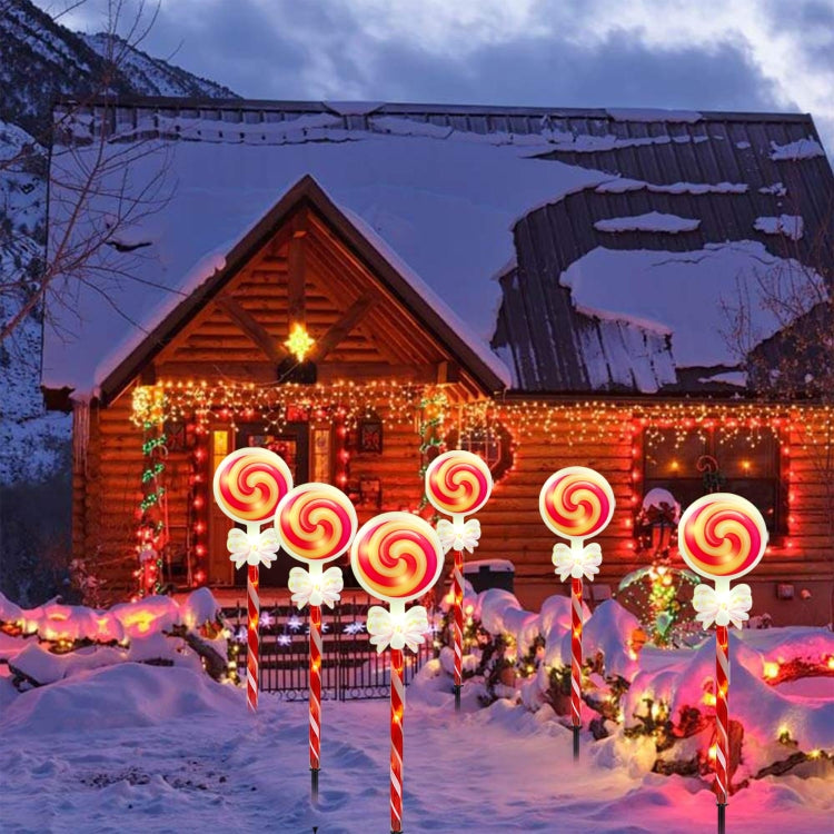 Outdoor LED Ground Plug Solar Christmas Road Sign, Style: Octagonal Road Sign