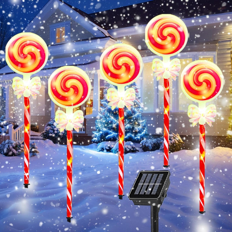 Outdoor LED Ground Plug Solar Christmas Road Sign, Style: Christmas Tree