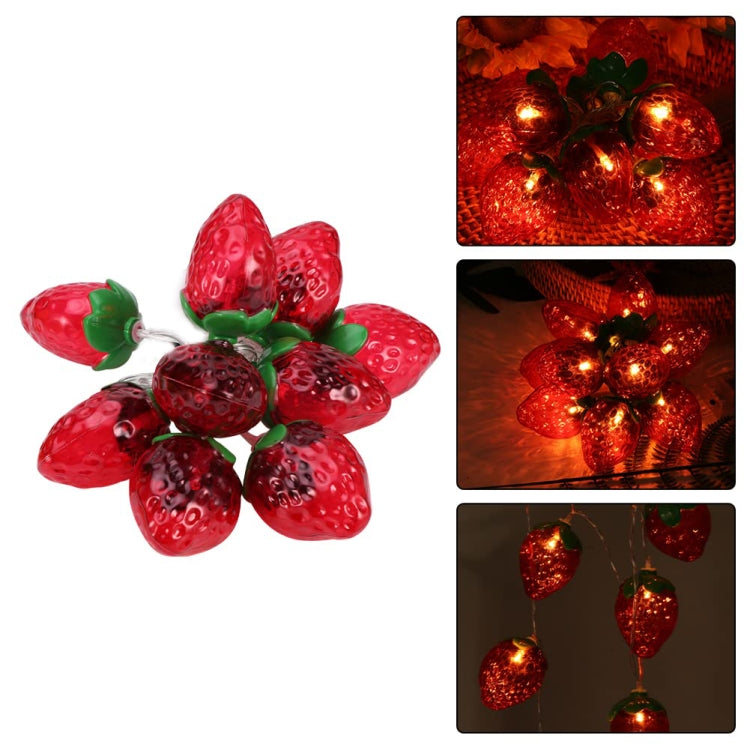 USB Strawberry Light String LED Christmas Decoration Lights, Length: 3m 20 Light