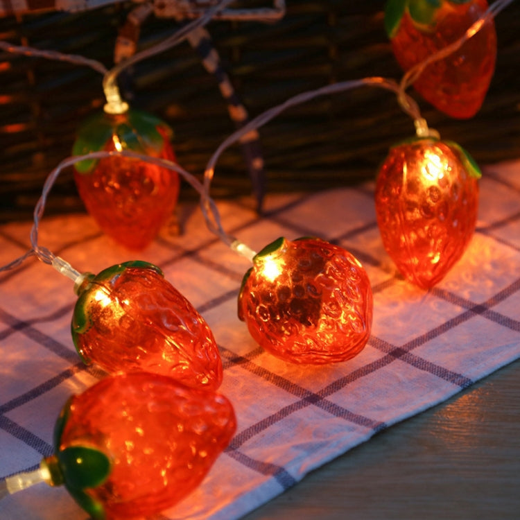 USB Strawberry Light String LED Christmas Decoration Lights, Length: 6m 40 Light