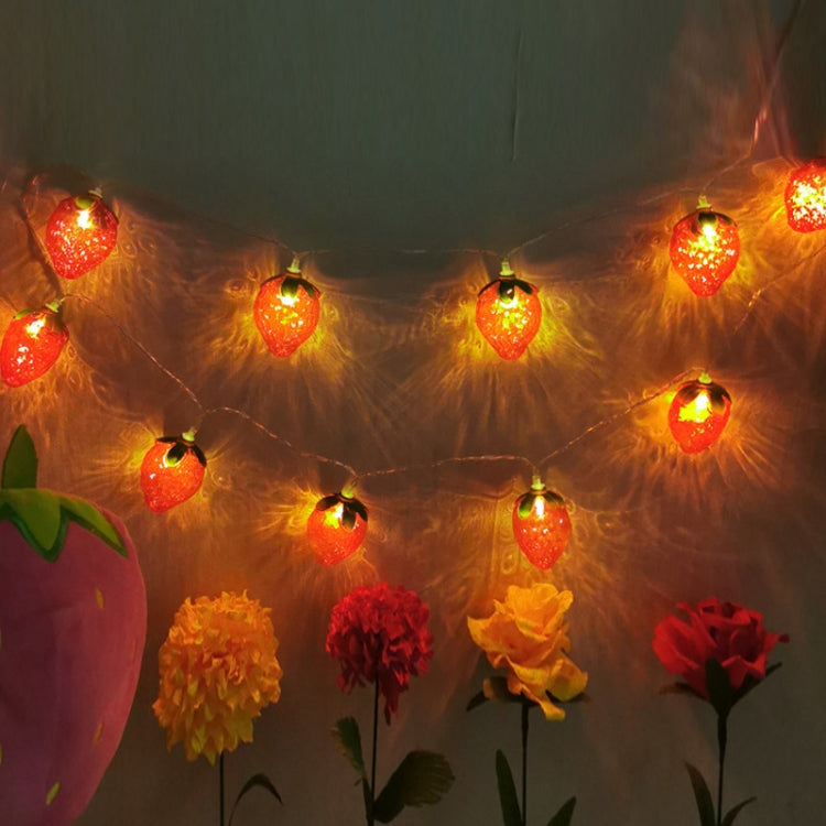 USB Strawberry Light String LED Christmas Decoration Lights, Length: 3m 20 Light