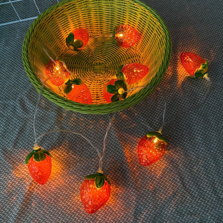 USB Strawberry Light String LED Christmas Decoration Lights, Length: 6m 40 Light